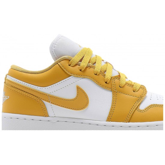 Air Jordan 1 GS Pollen White/Pollen 553560 171 AJ 1 Sneakers