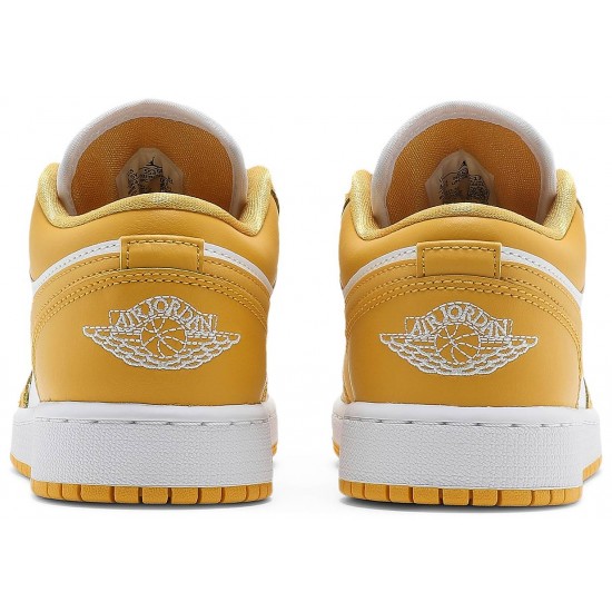 Air Jordan 1 GS Pollen White/Pollen 553560 171 AJ 1 Sneakers