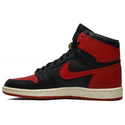 Air Jordan 1 High 'Bred' 1985 Black/Red4281 AJ 1 Sneakers