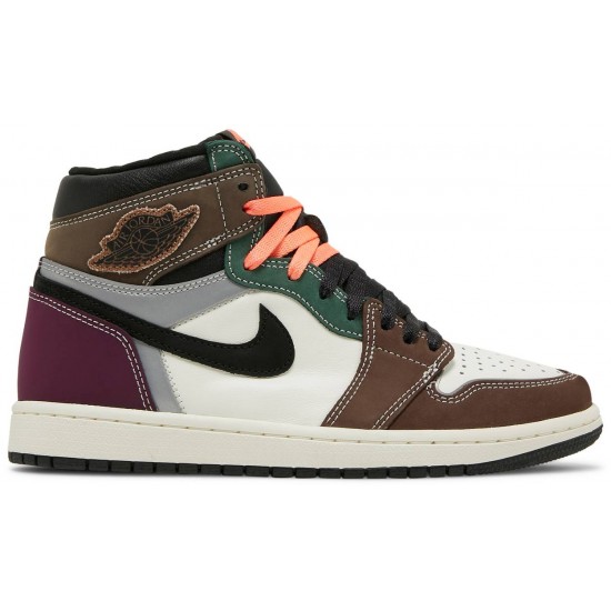 Air Jordan 1 High OG Crafted Black/Archaeo Brown/Dark ChocolateDH3097 001 AJ 1 Sneakers