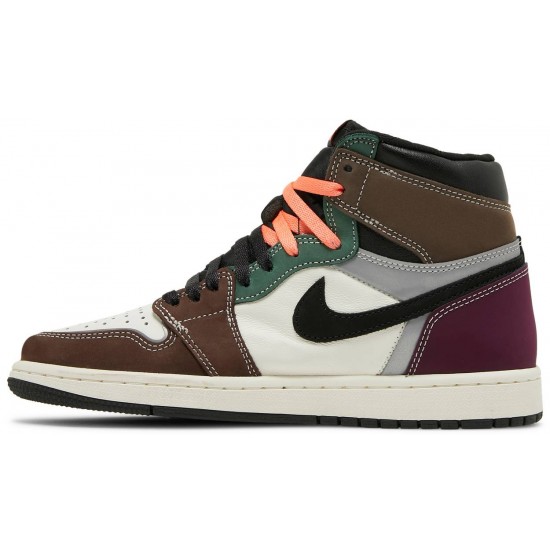 Air Jordan 1 High OG Crafted Black/Archaeo Brown/Dark ChocolateDH3097 001 AJ 1 Sneakers