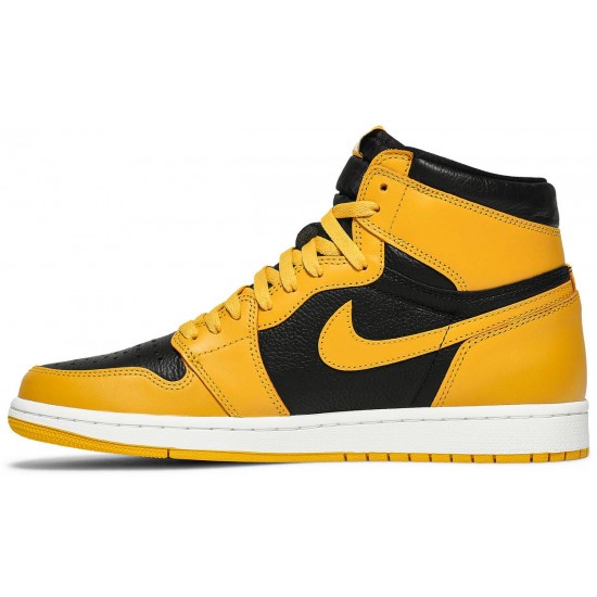 Air Jordan 1 High Retro OG Pollen Pollen/Black/White555088 701 AJ 1 Sneakers