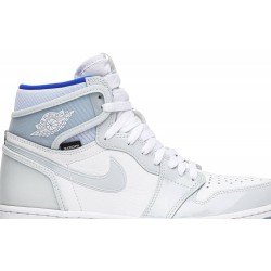 Air Jordan 1 High Zoom 'Racer Blue' White/Racer Blue/White CK6637 104 AJ 1 Sneakers