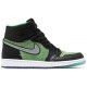 Air Jordan 1 High Zoom Zen Green Black/Black/Tomatillo/Rage Green CK6637 002 AJ 1 Sneakers