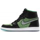 Air Jordan 1 High Zoom Zen Green Black/Black/Tomatillo/Rage Green CK6637 002 AJ 1 Sneakers