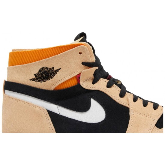 Air Jordan 1 High Zoom Comfort Pumpkin Spice White Onyx/Cardinal Red/BlackCT0978 200 AJ 1 Sneakers