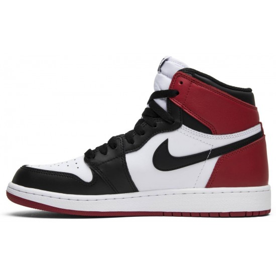 Air Jordan 1 Retro BG Black Toe 2016 White/Black-Varsity Red 575441 125 AJ 1 Sneakers