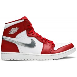 Air Jordan 1 Retro High 'Silver Medal' Gym Red/Metallic Silver-White 332550 60 AJ 1 Sneakers