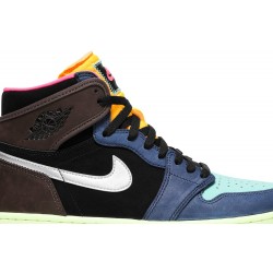 Air Jordan 1 Retro High 'Tokyo Bio Hack' Baroque Brown/Black/Laser Orange/Racer Pink555088 201 AJ 1 Sneakers