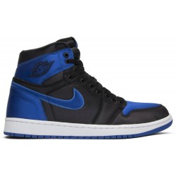 Air Jordan 1 Retro High EP 'Satin Royal' Black/Varsity Royal-White 921193 007 AJ 1 Sneakers