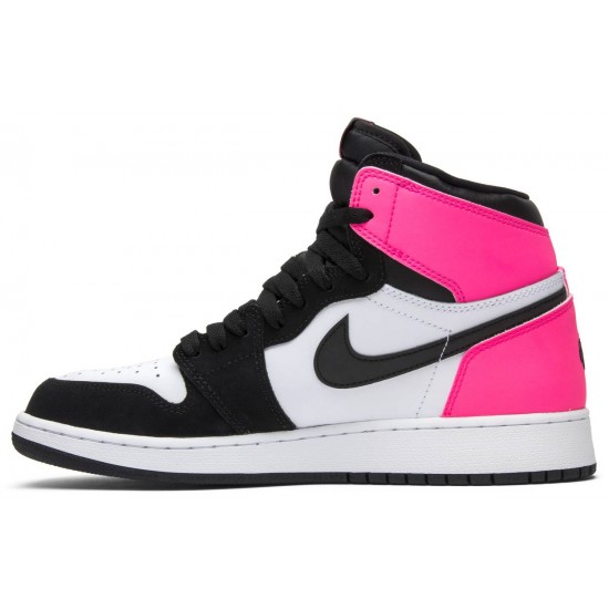 Air Jordan 1 Retro High GG Valentines Day Black/Black-Hyper Pink-White 881426 009 AJ 1 Sneakers