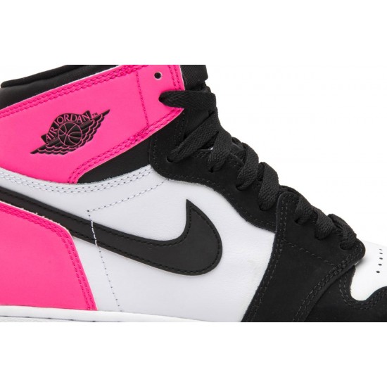 Air Jordan 1 Retro High GG Valentines Day Black/Black-Hyper Pink-White 881426 009 AJ 1 Sneakers