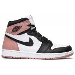 Air Jordan 1 Retro High NRG 'Rust Pink' White/Rust Pink-Black 861428 101 AJ 1 Sneakers