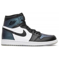 Air Jordan 1 Retro High OG 'All Star - Chameleon' Black/Black-Metallic Silver-White 907958 015 AJ 1 Sneakers