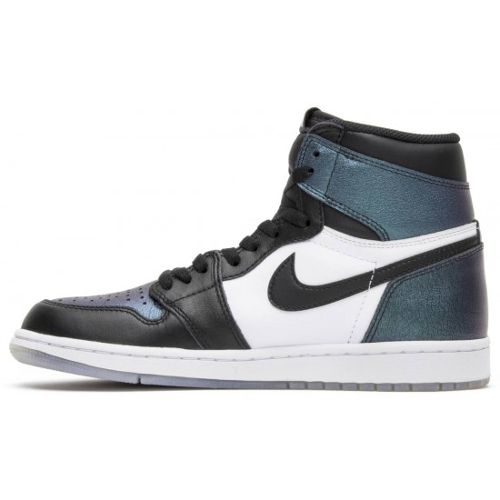 Air Jordan 1 Retro High OG All Star - Chameleon Black/Black-Metallic Silver-White 907958 015 AJ 1 Sneakers