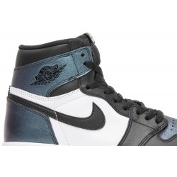 Air Jordan 1 Retro High OG 'All Star - Chameleon' Black/Black-Metallic Silver-White 907958 015 AJ 1 Sneakers