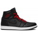 Air Jordan 1 Retro High OG Black Gym Red Black/Metallic Silver/Gym Red/Black 555088 060 AJ 1 Sneakers