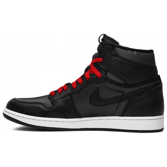 Air Jordan 1 Retro High OG Black Gym Red Black/Metallic Silver/Gym Red/Black 555088 060 AJ 1 Sneakers