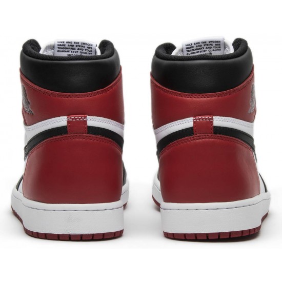 Air Jordan 1 Retro High OG Black Toe 2016 Black/White-Varsity Red 555088 125 AJ 1 Sneakers