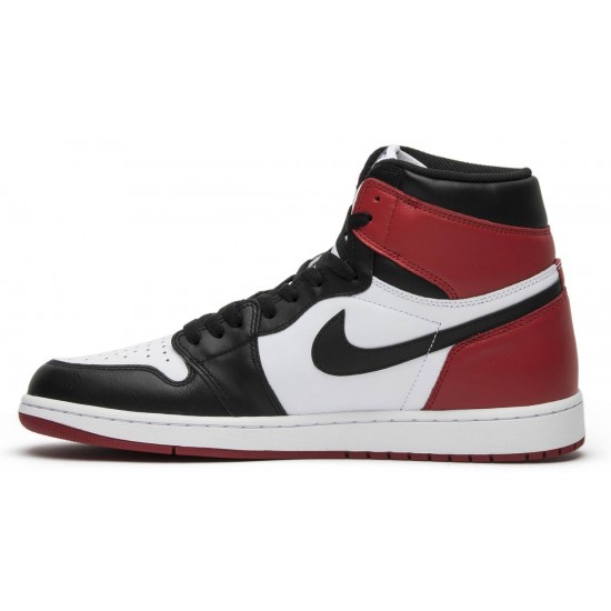 Air Jordan 1 Retro High OG Black Toe 2016 Black/White-Varsity Red 555088 125 AJ 1 Sneakers