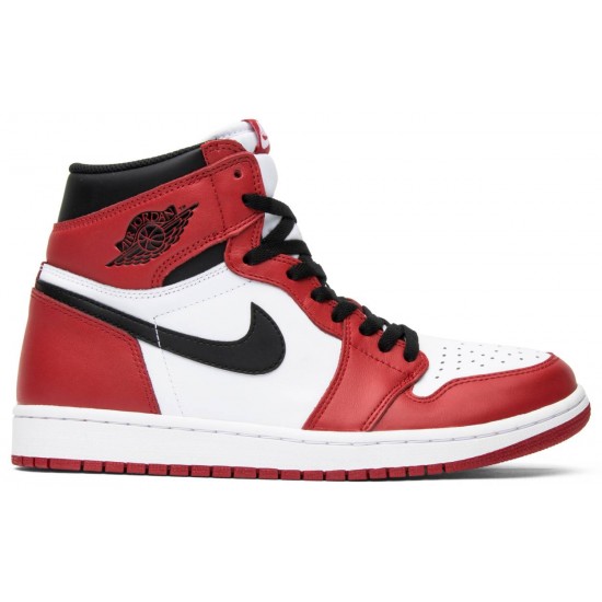 Air Jordan 1 Retro High OG Chicago 2015 White/Black-Varsity Red555088 101 AJ 1 Sneakers