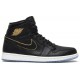 Air Jordan 1 Retro High OG City of Flight Black/Summit White-Metallic Gold 555088 031 AJ 1 Sneakers