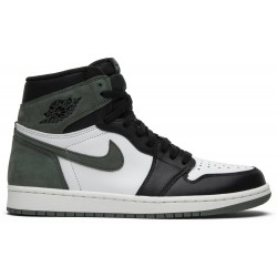 Air Jordan 1 Retro High OG 'Clay Green' Summit White/Clay Green-Black 555088 135 AJ 1 Sneakers