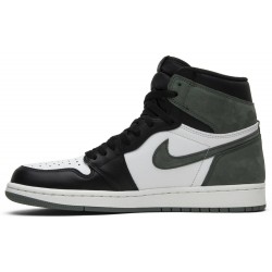 Air Jordan 1 Retro High OG 'Clay Green' Summit White/Clay Green-Black 555088 135 AJ 1 Sneakers