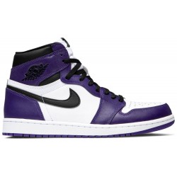 Air Jordan 1 Retro High OG 'Court Purple 2.0' Court Purple/White/Black555088 500 AJ 1 Sneakers