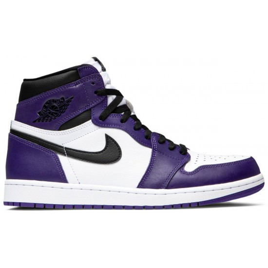 Air Jordan 1 Retro High OG Court Purple 2.0 Court Purple/White/Black555088 500 AJ 1 Sneakers