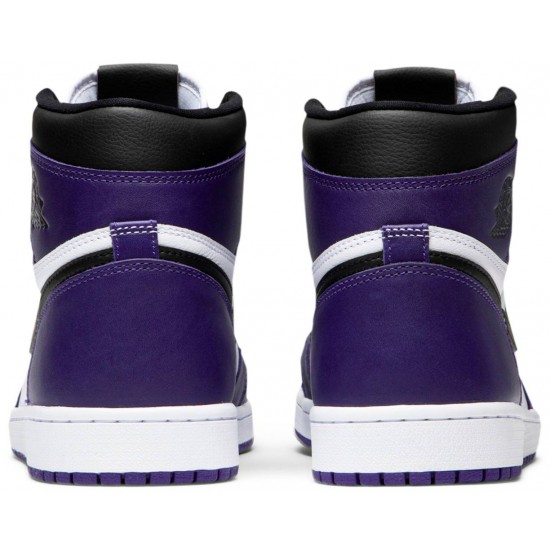 Air Jordan 1 Retro High OG Court Purple 2.0 Court Purple/White/Black555088 500 AJ 1 Sneakers