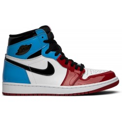 Air Jordan 1 Retro High OG 'Fearless' White/University Blue-Varsity Red-BlackCK5666 100 AJ 1 Sneakers