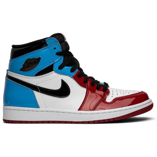 Air Jordan 1 Retro High OG Fearless White/University Blue-Varsity Red-BlackCK5666 100 AJ 1 Sneakers