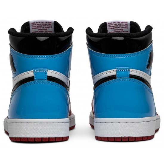 Air Jordan 1 Retro High OG Fearless White/University Blue-Varsity Red-BlackCK5666 100 AJ 1 Sneakers