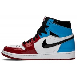 Air Jordan 1 Retro High OG 'Fearless' White/University Blue-Varsity Red-BlackCK5666 100 AJ 1 Sneakers