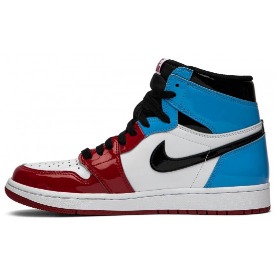 Air Jordan 1 Retro High OG Fearless White/University Blue-Varsity Red-BlackCK5666 100 AJ 1 Sneakers