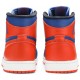 Air Jordan 1 Retro High OG Knicks Game Royal/Team Orange-Gm Ryl 555088 407 AJ 1 Sneakers