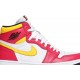 Air Jordan 1 Retro High OG Light Fusion Red Light Fusion Red/White/Laser Orange/Black555088 603 AJ 1 Sneakers