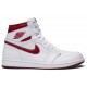 Air Jordan 1 Retro High OG Metallic Red White/Varsity Red 555088 103 AJ 1 Sneakers