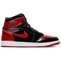 Air Jordan 1 Retro High OG 'Patent Bred' Black/White/Varsity Red555088 063 AJ 1 Sneakers