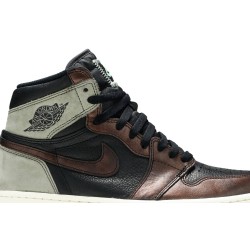 Air Jordan 1 Retro High OG 'Patina' Black/Light Army/Sail/Fresh Mint 555088 033 AJ 1 Sneakers