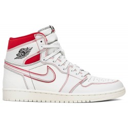 Air Jordan 1 Retro High OG 'Phantom' Sail/Black-Phantom-University Red 555088 160 AJ 1 Sneakers