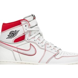 Air Jordan 1 Retro High OG 'Phantom' Sail/Black-Phantom-University Red 555088 160 AJ 1 Sneakers