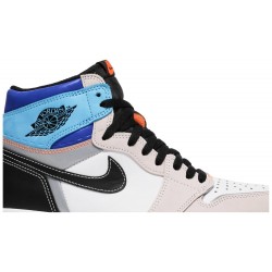 Air Jordan 1 Retro High OG 'Prototype' White/Multi-Color/Total OrangeDC6515 100 AJ 1 Sneakers