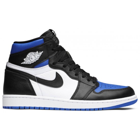 Air Jordan 1 Retro High OG Royal Toe Black/White-Game Royal-Black555088 041 AJ 1 Sneakers