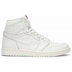 Air Jordan 1 Retro High OG 'Sail' Sail/Sail-University Red 555088 114 AJ 1 Sneakers