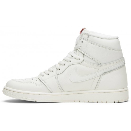 Air Jordan 1 Retro High OG Sail Sail/Sail-University Red 555088 114 AJ 1 Sneakers