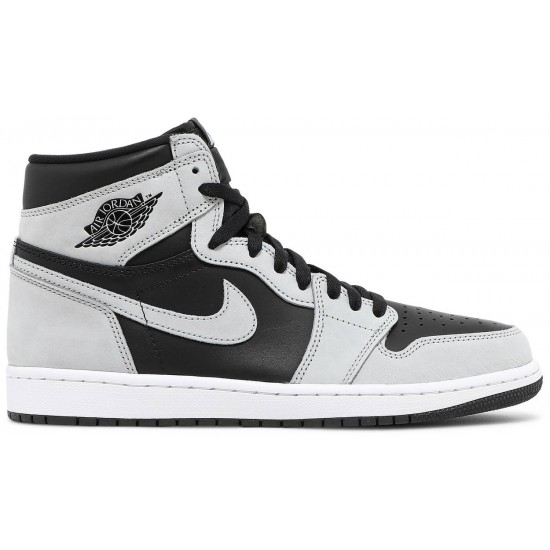 Air Jordan 1 Retro High OG Shadow 2.0 Black/Light Smoke Grey/White555088 035 AJ 1 Sneakers