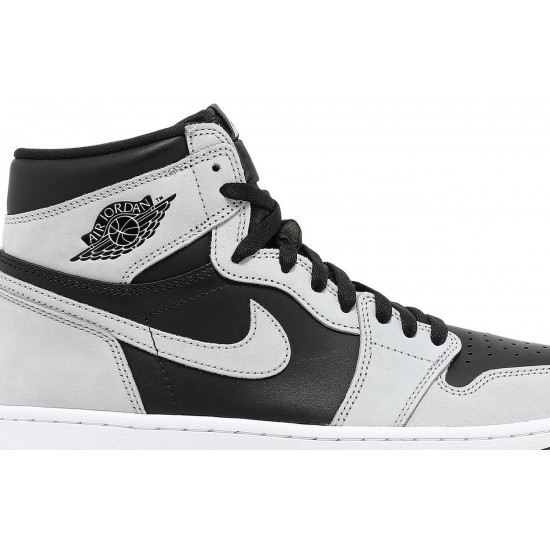 Air Jordan 1 Retro High OG Shadow 2.0 Black/Light Smoke Grey/White555088 035 AJ 1 Sneakers