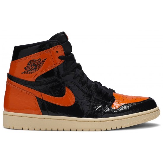 Air Jordan 1 Retro High OG Shattered Backboard 3.0 Black/Pale Vanilla-Starfish555088 028 AJ 1 Sneakers